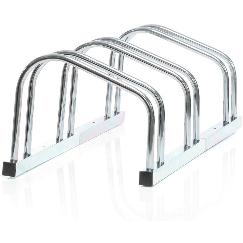 Image of Toboli Rastrelliera per 3 biciclette Portabici in acciaio zincato per interno ed esterno Supporti