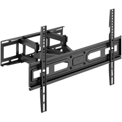 WILTEC Toboli Support TV mural Écrans 37 à 80 pouces Bras pivotant 120° Inclinable Rotatif Dispositif Support Orientable Meuble