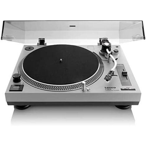Tocadiscos de accionamiento directo con grabación USB, gris