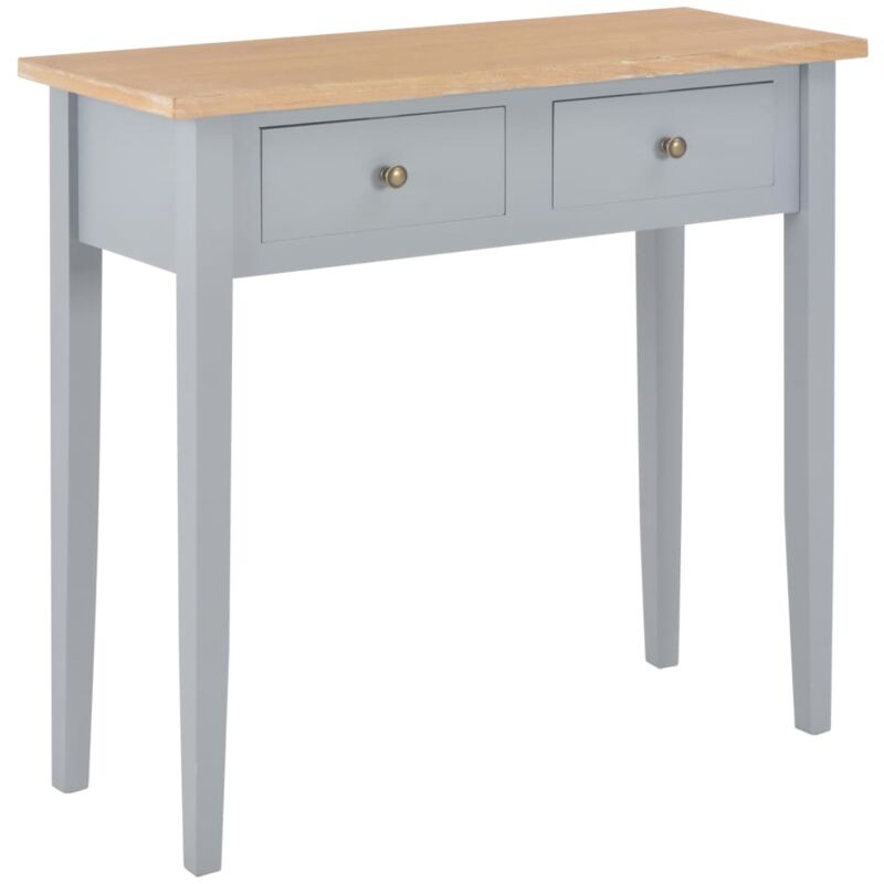 

Mesa Consola Tocador de Madera 79x30x74 cm Gris - Gris - Vidaxl