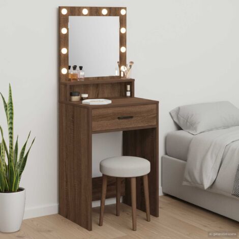 Tocador Marrón roble 50 x 41 x 135 cm Madera contrachapada