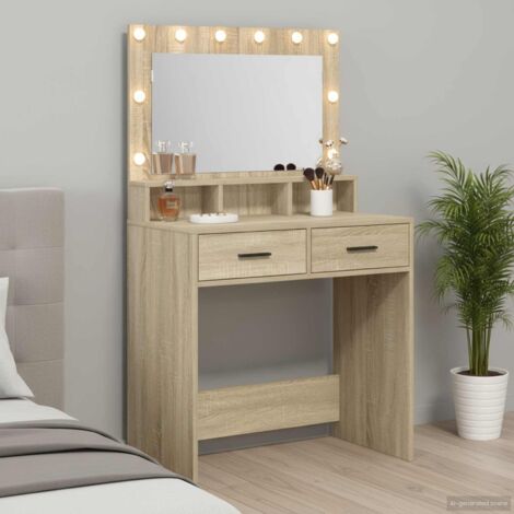 Tocador Roble  79 x 41 x 135 cm Madera contrachapada