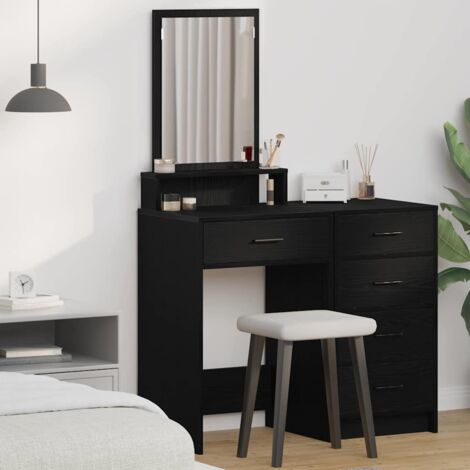 Tocador Roble negro 50 x 41 x 140 cm Madera contrachapada