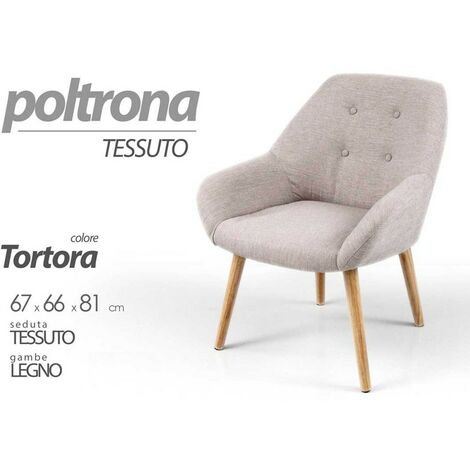 TOD - TAUPE SESSEL 67  66  81 T8214 - T