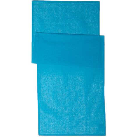 TODAY 257551 Runner da Tavolo in Cotone, 50 x 150 cm, Cotone, Mer du Sud/Bleu, 50x150 cm