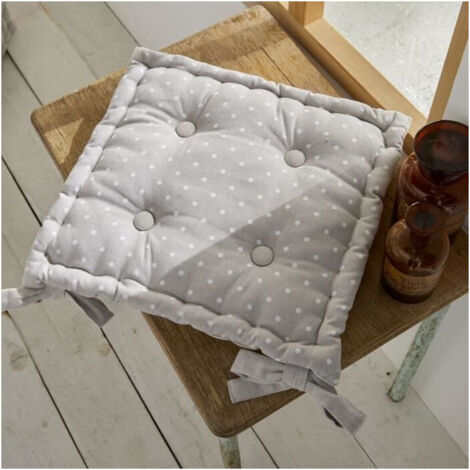 Today Cojín de silla estampado gris 40 x 40 cm