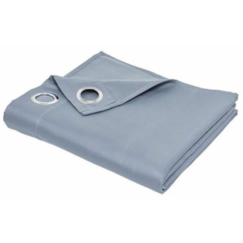 Les Tendances Today Essential Uni Thermo-isolationsvorhang Denim 140x240