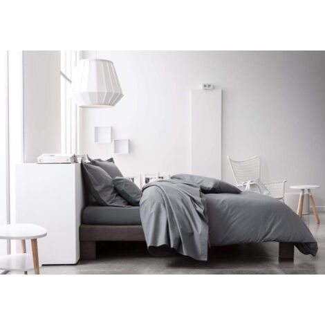 TODAY Federa in Cotone, 100%, Grigio, 50x70 cm