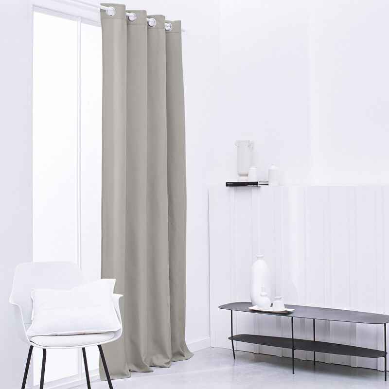 Les Tendances - Rideau Isolant Thermique 'Essential' - Gris clair - 140 x 240 cm - Livraison gratuite