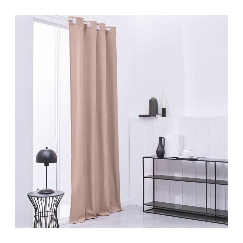 TODAY Rideau Isolant Thermique Essential Uni - 140 x 240 cm - Rose des sables