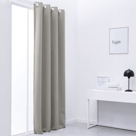 Today Rideau occultant beige 140 x 240 cm