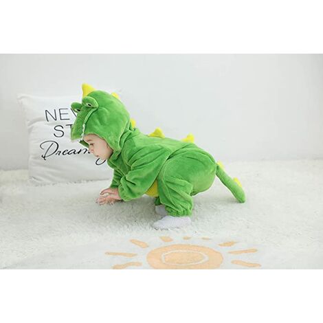 Toddler Infant Tiger Dinosaur Animal Costume de déguisement Combinaison barboteuse à capuche