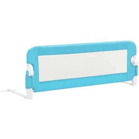 Toddler Safety Bed Rail Blue 120x42 cm Polyester
