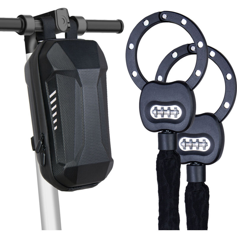 Todeco - Antivol Trotinette Electrique, 8mm Chaînes Antivols Velo, Cadenas