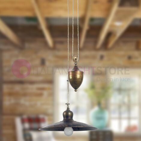 LAMPADARIO MODERNO 1 LUCE SALISCENDI CUCINA COLL. GL1217