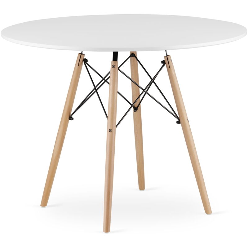 TODI Table ronde 100 cm - blanc