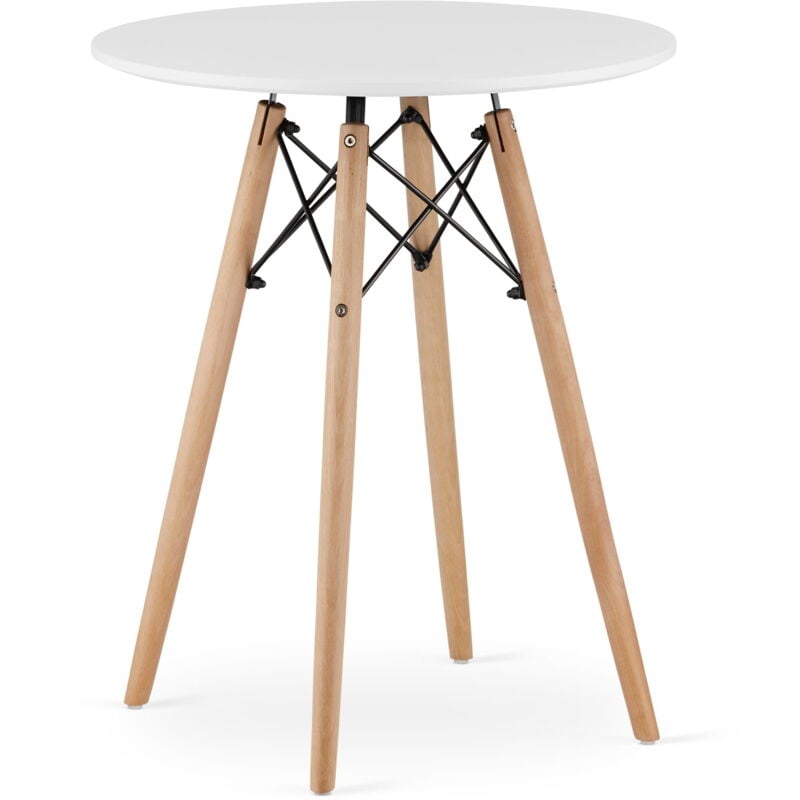 TODI Table ronde 60cm - blanc