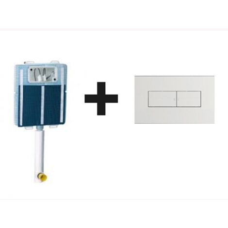 Todini Cassetta WC 20.00 Idea con Placca Bianca Magnetica 20.15/M