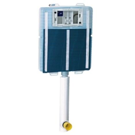 Todini Cassetta WC Idea Blu 20.00B con Placca Bianca Magnetica 20.15/M