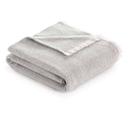 Todocama - Coperta in cotone extra morbida con motivo a righe, copriletto multiuso quattro stagioni per divano, letto, copridivano, coperta decorativa e coperta a foglio, (grigio scuro, 230 x 240 cm).