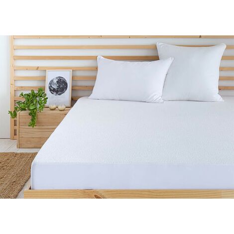 Todocama - Coprimaterasso regolabile in spugna, impermeabile e traspirante, Disponibile in tutte le misure, Letto dav 90 x 190/200 cm