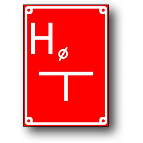 TODW-1 SIGN H piastra di orientamento per IDRANTE