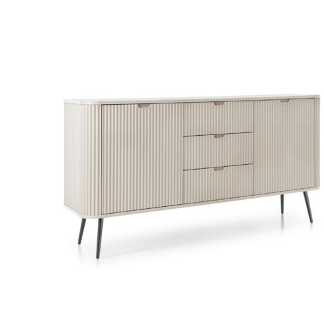 Toeletta: Bianco, gambe nere, 103 x 80 x 49 cm