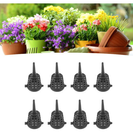 Töpfe mit Deckel, Düngekorb aus Netzgewebe, Bonsai-Korb, 100er-Set, tragbarer Kunststoff für Topfpflanzen, Orchideen, Sukkulenten