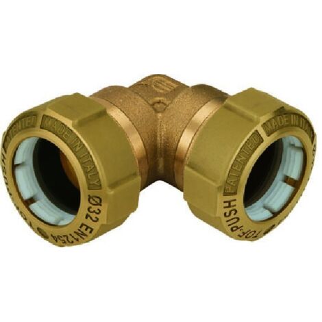 TOF/G PE Push giunto a 90 per PE con anello in plastica ø50 x ø50 01080008P