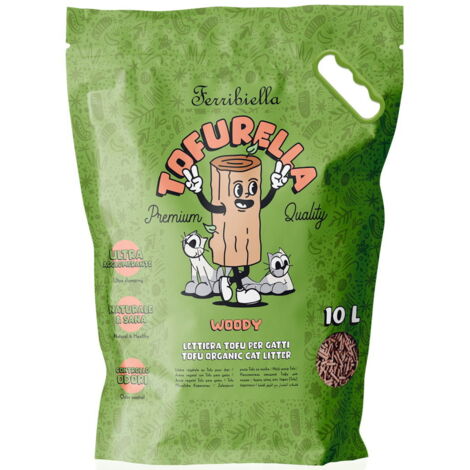 Tofurella TALC lettiera per gatti al tofu 10 litri conf. 4 pezzi