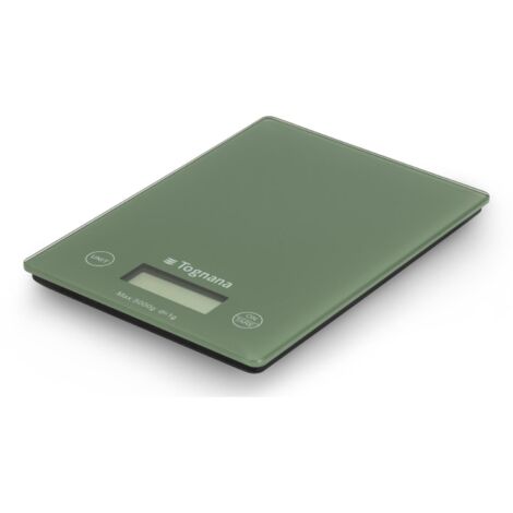 TOGNANA Bilancia Da Cucina Digitale Iridea 5 kg Verde