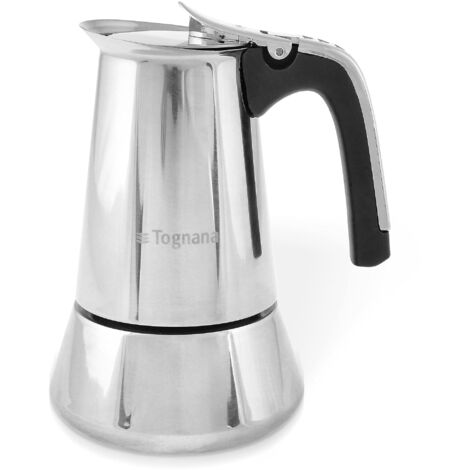 TOGNANA Caffettiera Moka Riflex Induction  4 Tazze