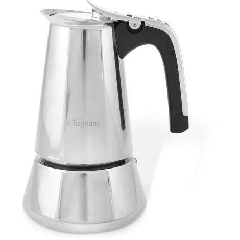 TOGNANA Caffettiera Moka Riflex Induction  6 Tazze