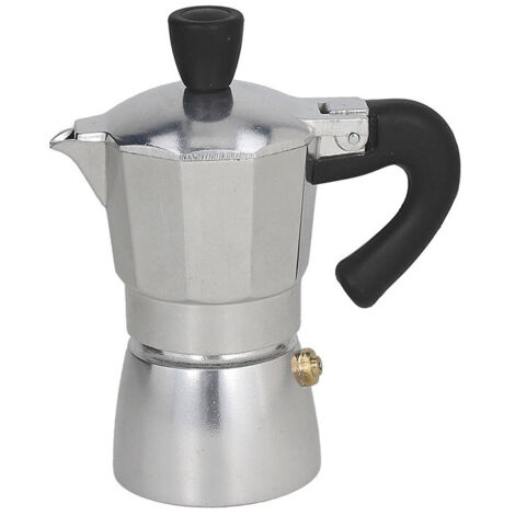 Tognana Mirror Caffettiera Moka, 0,5 Tazza, Alluminio, Grigio