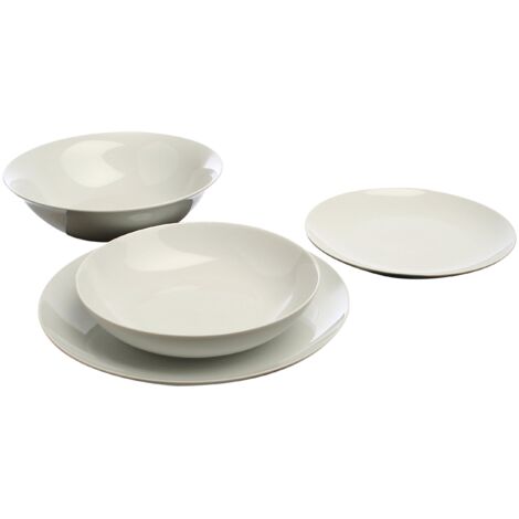 Tognana Servizio da Tavola 19 Pezzi Metropolis Bianco