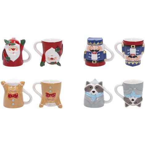Tognana Up & Down Natale Set 4 Mug