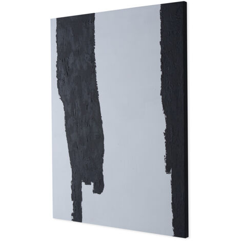 Toile 90x5x120 Blanc/Noir
