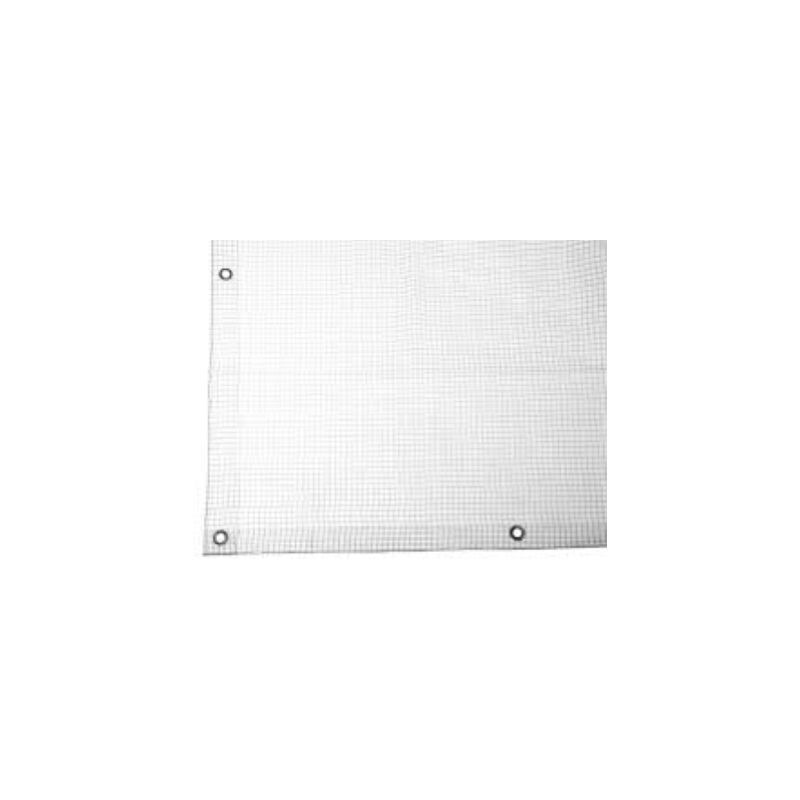 toile A A"illets polyvalente en maille blanche 3x5 m avec A"illets