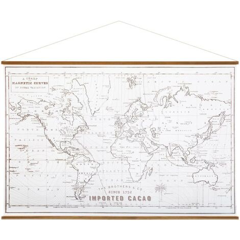 Atmosphera - Toile décorative à suspendre sur L'importation du Cacao 110 x 73 cm
