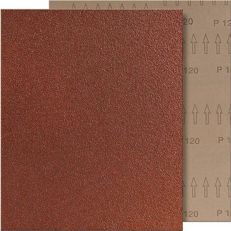 Toile abrasive 230x280mm G150 brun FORMAT 1 PCS
