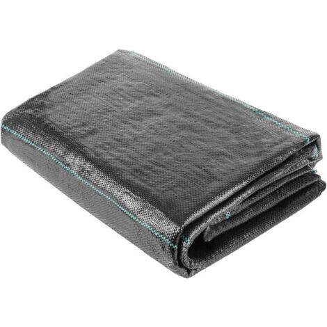 Toile Anti-Mauvaises Herbes Geotextile Polypropylène Anti-UV Perméable Lot 1m x 5m 75g/m²