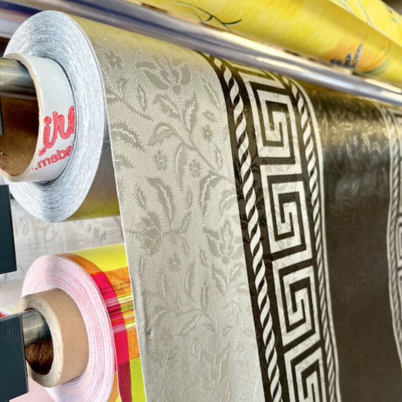 Promo Linge - Toile Cirée Imprimée Olympe - Au mètre - 350 x 140 cm .