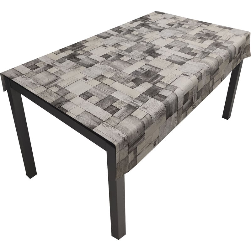 Comercial Candela - Nappe pvc Base Polyester Anti-taches Bois 100X140 cm