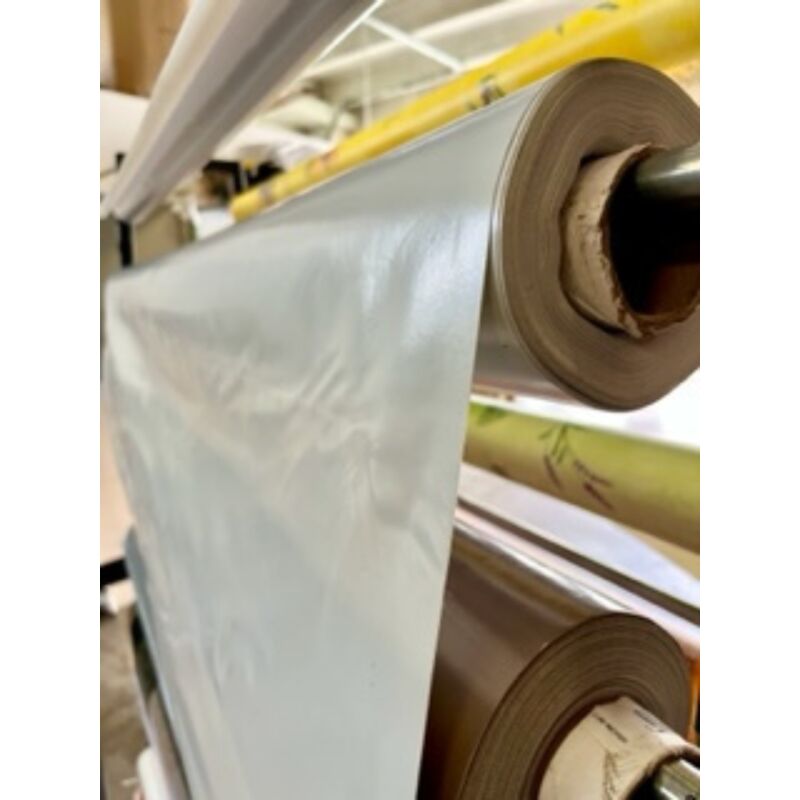 Toile cirée Unie - Au mètre - Imperméable - Anti-Tâches - 220 x 140 cm - Gris .