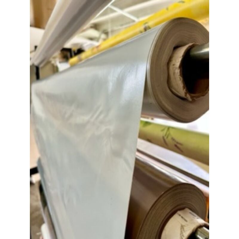 Toile cirée Unie - Au mètre - Imperméable - Anti-Tâches - 250 x 140 cm - Gris .