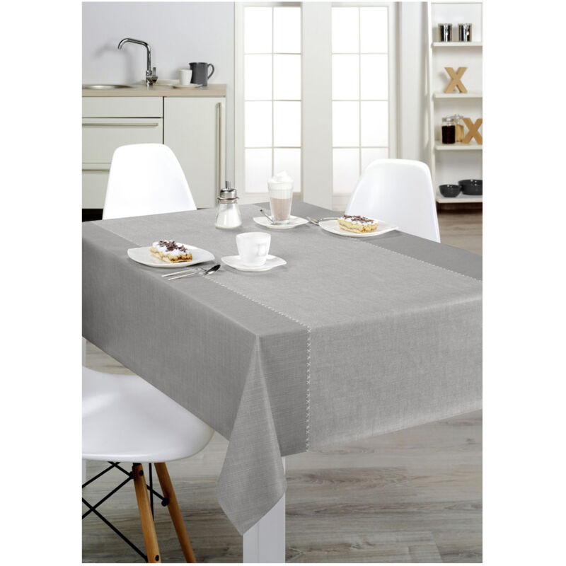 Toile Cirée 140x240 Etoffe Perle sur Cintre - ACCESS DECO