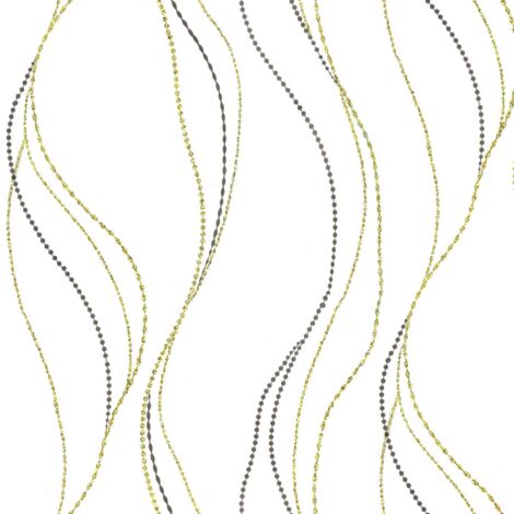 Toile cirée au mètre - Largeur 140 cm - Chaînette métallisé - Blanc