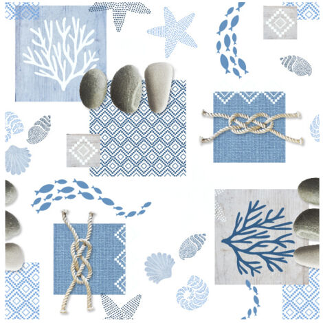 Toile Cirée Déco Access Deco Déco Croisic Rl De 140cmx20m - Access Deco