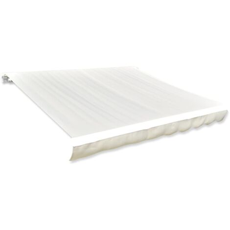 Toile d'auvent  Toile de rechange pour auvent Crème 500x300 cm 27506