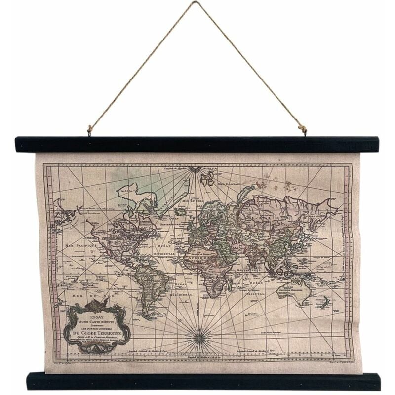 Toile déco Globe terrestre à suspendre